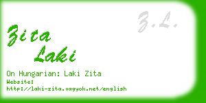 zita laki business card